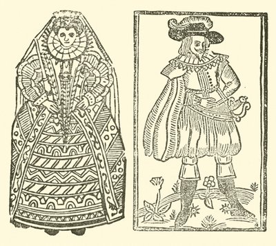 رسم توضيحي لـ Roxburghe Ballads (نقش خشبي) بواسطة (بعد) المدرسة الإنجليزية