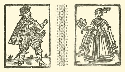رسم توضيحي لـ Roxburghe Ballads (نقش خشبي) بواسطة (بعد) المدرسة الإنجليزية