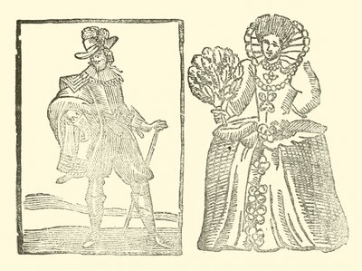رسم توضيحي لـ Roxburghe Ballads (نقش خشبي) بواسطة (بعد) المدرسة الإنجليزية