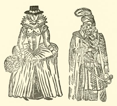 رسم توضيحي لـ Roxburghe Ballads (نقش خشبي) بواسطة (بعد) المدرسة الإنجليزية