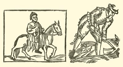 رسم توضيحي لـ Roxburghe Ballads (نقش خشبي) بواسطة (بعد) المدرسة الإنجليزية
