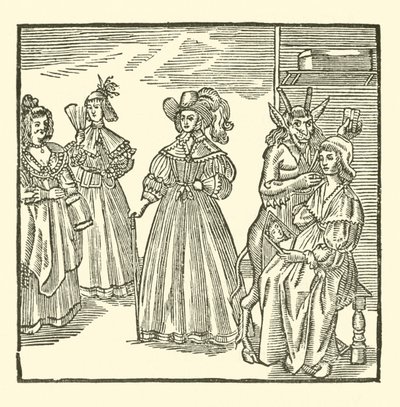 رسم توضيحي لـ Roxburghe Ballads (نقش خشبي) بواسطة (بعد) المدرسة الإنجليزية