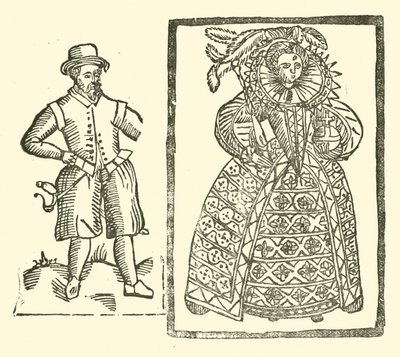 رسم توضيحي لـ Roxburghe Ballads (نقش خشبي) بواسطة (بعد) المدرسة الإنجليزية