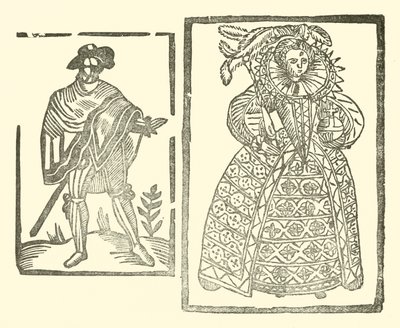 رسم توضيحي لـ Roxburghe Ballads (نقش خشبي) بواسطة (بعد) المدرسة الإنجليزية