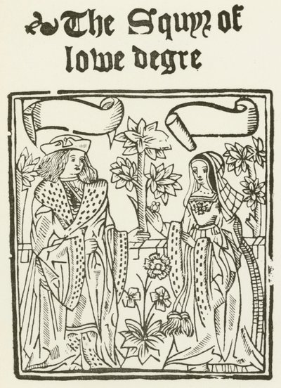 Squyr Of Iowe Degre (نقش) بواسطة (بعد) المدرسة الإنجليزية