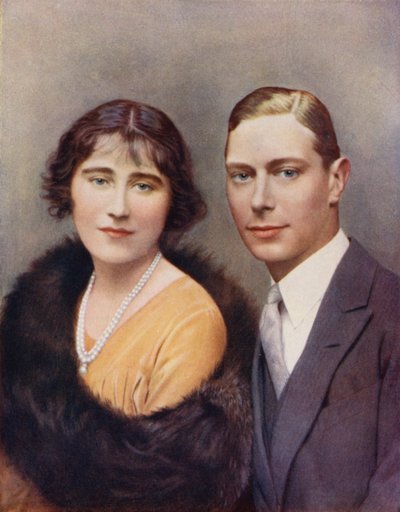 دوق ودوقة يورك عام 1926 (صورة ملونة) بواسطة (بعد) مصور انكليزي