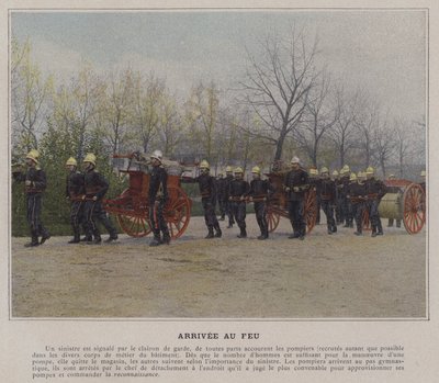 Arrivee au feu (صورة ملونة) بواسطة (بعد) مصور فرنسي