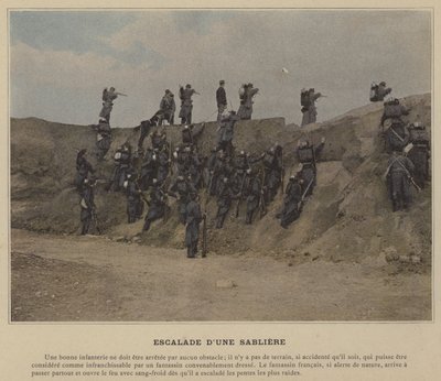 تسلق Sabliere (صورة ملونة) بواسطة (بعد) مصور فرنسي