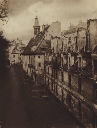 التصميم الداخلي لـ Hospice des Menages في عام 1868 (b / w photo) بواسطة (بعد) مصور فرنسي