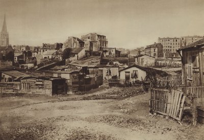La Butte-aux-Cailles (صورة b / w) بواسطة (بعد) مصور فرنسي