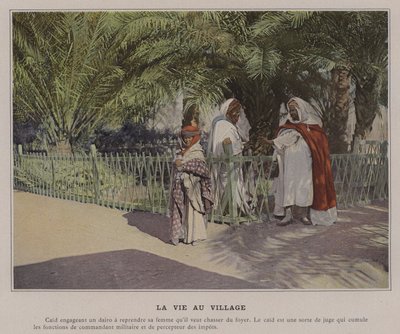الحياة في القرية (صورة ملونة) بواسطة (بعد) مصور فرنسي