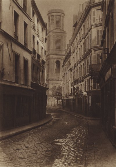 Rue du Vieux-Colombier (b / w photo) بواسطة (بعد) مصور فرنسي