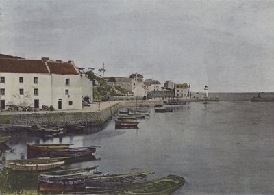 ميناء Sauzon ، في Belle-Ile (صورة ملونة) بواسطة (بعد) مصور فرنسي