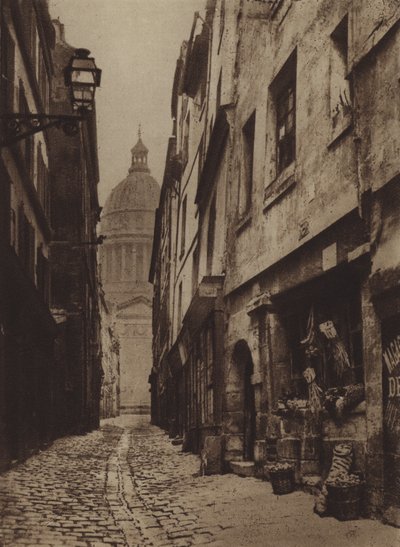 Rue des Carmes and rue Valette (b / w photo) بواسطة (بعد) مصور فرنسي