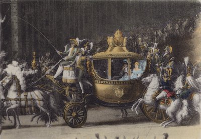 عربة نابليون 1 ، 2 أبريل 1810 ، عربة نابليون 1 ، 2 أبريل 1810 (صورة ملونة) بواسطة (بعد) مصور فرنسي