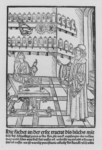 The Book of Cirurgia by Hieronymus Brunschwig (litho) بواسطة (بعد) المدرسة الألمانية