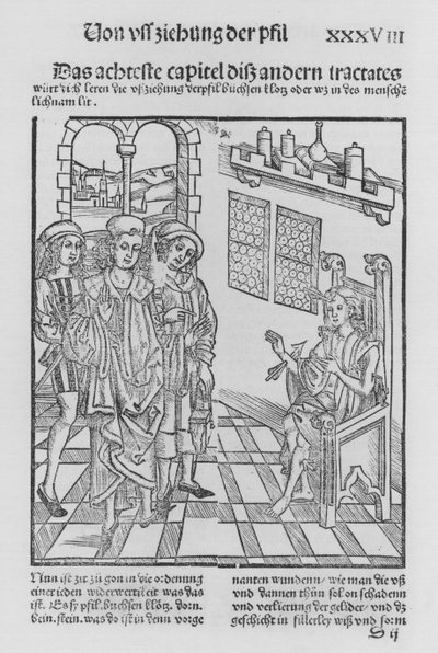 كتاب سيرورجيا لهيرونيموس برونشفيغ (ليثو) بواسطة (بعد) المدرسة الألمانية