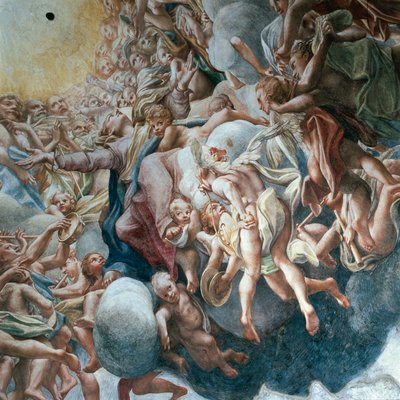 Assumption of Virgin بواسطة (1489-1534) كوريجيو