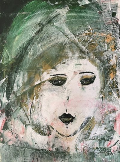 المرأة المدروسة بواسطة مانو سي.