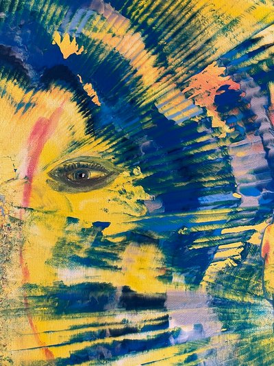 المرأة المعجبة الجميلة بواسطة مانو سي.