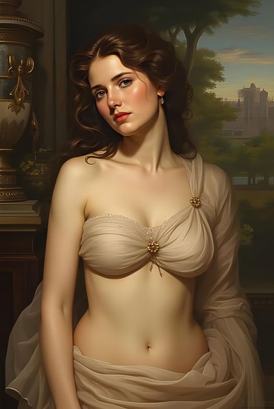 صورة امرأة جميلة بكامل جسدها في الحب، خيال، لوحة سريالية، مطبوعات ديكور حائط، ديكور حائط بواسطة فشتالي عبد الرحيم