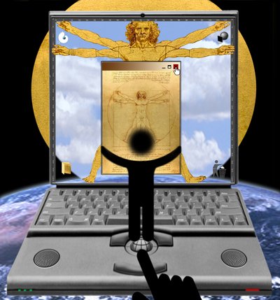 أنثروبوس أو تربيع الدائرة (من سلسلة: نوافذ) بواسطة 