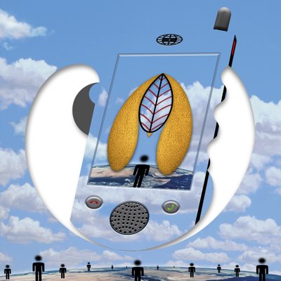 "...seit ein Gespräch wir sind..." (aus der Serie Skyphone) بواسطة Alexander Eibach