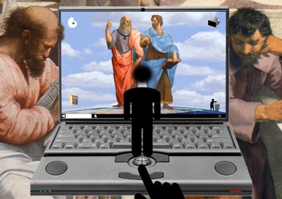 المحادثة اللامتناهية (II) (من سلسلة: شبابيك) بواسطة 