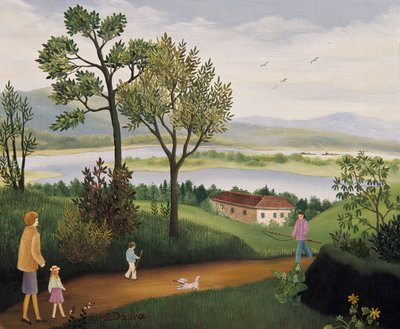 المناظر الطبيعية النهرية بواسطة 