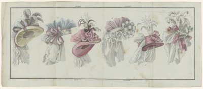 Magasin des Modes Nouvelles Françaises et Anglaises ، 20 يوليو 1787 ، دفتر الملاحظات الخامس والعشرون ، السنة الثانية ، رر مفرد. بواسطة بويسون