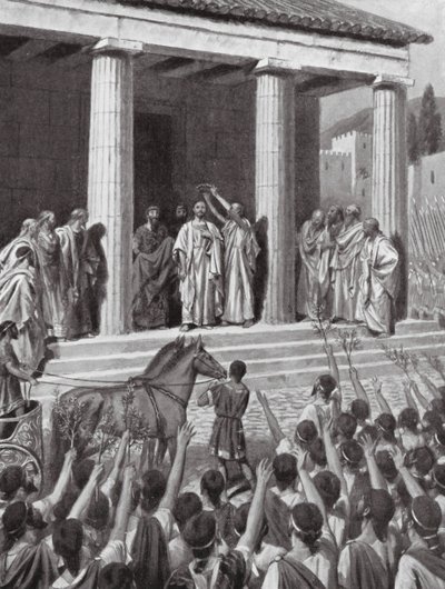 تكريم ثيمستوكليس في سبارتا (ليثو) بواسطة AC ويذرستون
