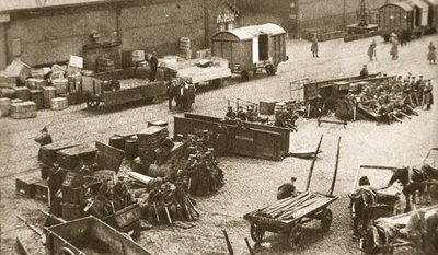 الكتيبة الثانية من فوج رويال ساسكس ، بلفاست ، أيرلندا ، 1907 بواسطة AE براون