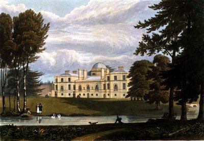 منزل تشيسويك ، نقش بواسطة روبرت هافيل (1769-1832) وابنه بواسطة AV Copley (بعد) Fielding