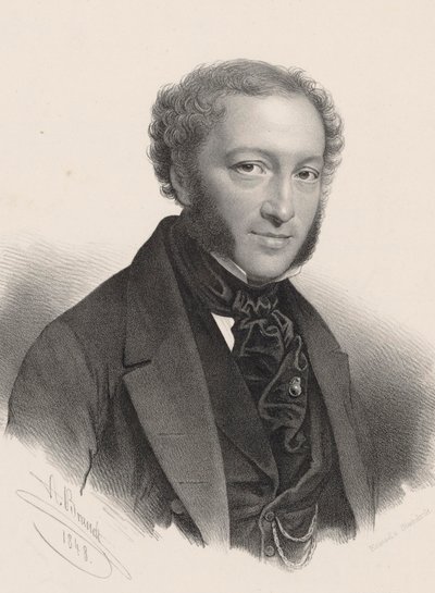 صورة لعازف البيانو والملحن إجناز موشيليس 1794-1870 ، 1848. بواسطة أ. براندت