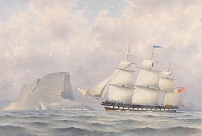 سفينة كليبر "نوروود" (1854)، حوالي 1854-1857 (لوحة مائية) بواسطة ايه اي موريس