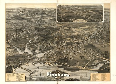 بلدة هنغهام ، مقاطعة بليموث ، ماساتشوستس .1885. بواسطة AF ؛ جيو. H. ووكر وشركاه بول