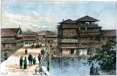 يبيسو باشي ، أوساكا ، اليابان ، 1891 بواسطة أ. فورسيث