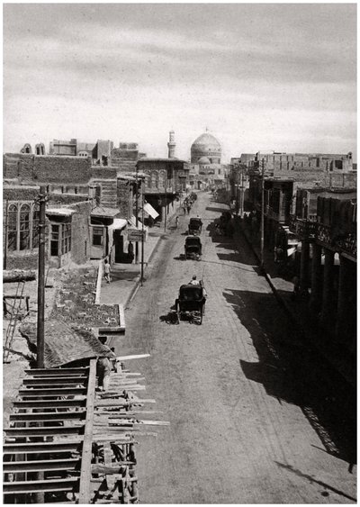 شارع في بغداد ، العراق ، 1925 بواسطة كريم