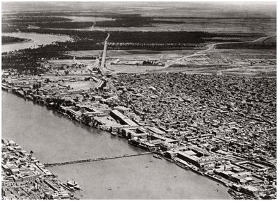 بغداد من طائرة ، العراق ، 1925 بواسطة كريم