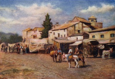 ملقة ، Guadalmedina (لون ليثو) بواسطة أ. تريفور هادون