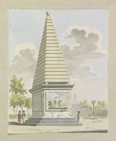 الزخرفة في المزرعة 1795 عشر لوحات من الزخارف في Alliantiefeest في أمستردام عام 1795 (عنوان السلسلة) بواسطة ملصق جون رويلوف