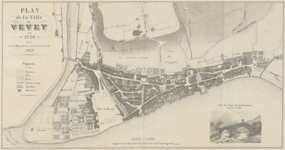 خريطة مدينة فيفي عام 1726 بواسطة أ. دي ماندروت