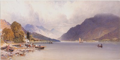 الرصيف في لوس ، بحيرة لوخ لوموند بواسطة آرون إدوين بينلي