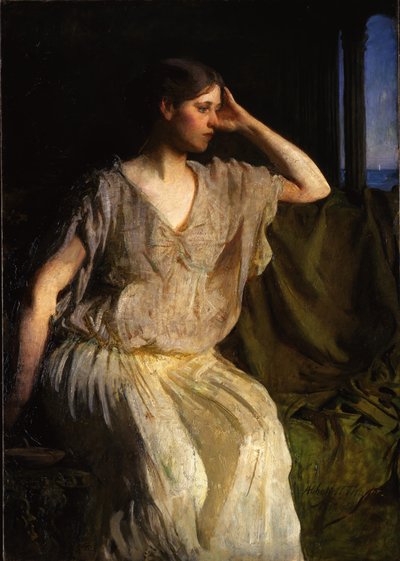 امرأة في ثوب إغريقي ، c.1894 بواسطة أبوت هاندرسون ثاير