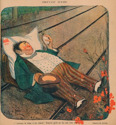 "الانتقال الانتحاري" 1899. بواسطة هابيل فيفر