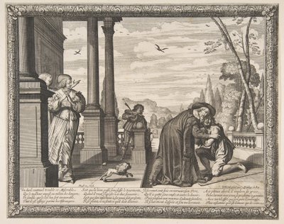عودة الابن الضال ، كاليفورنيا. 1636. بواسطة إبراهيم بوس