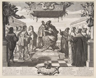 فرحة فرنسا ، 1638. بواسطة إبراهيم بوس