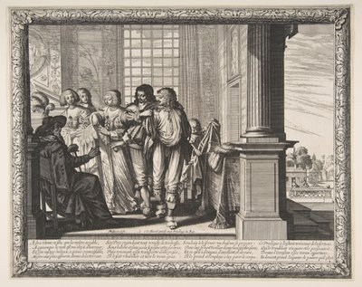 الابن الضال يغير الملابس ، كاليفورنيا. 1636. بواسطة إبراهيم بوس