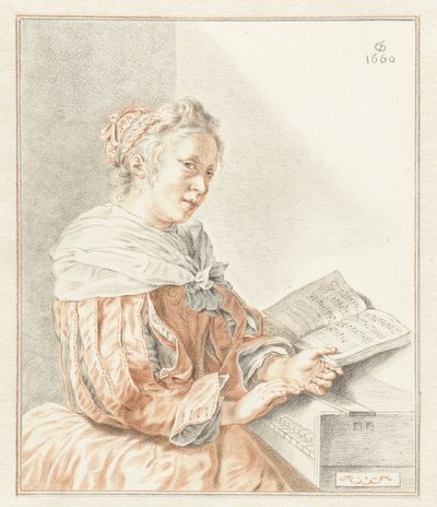 سيدة في سبينت بواسطة Abraham Delfos
