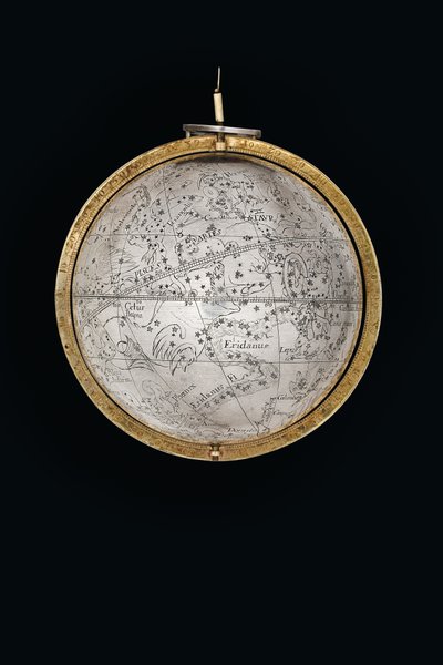 اثنين من الكرات الأرضية والسماوية استثنائية ، بدعم من هرقل وأطلس ، اوغسبورغ ، 1697-99 بواسطة إبراهيم درينتويت